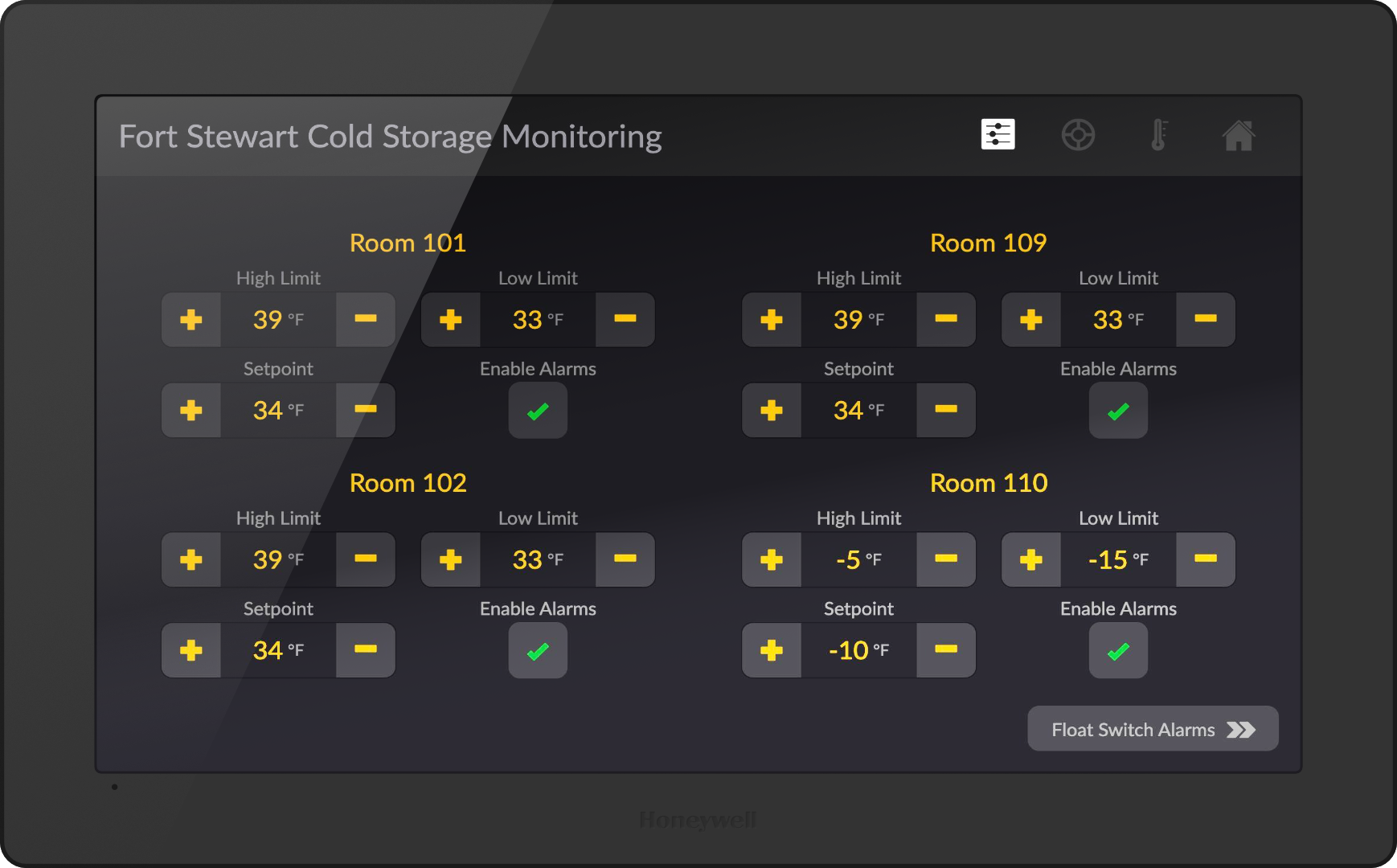 Fort Stewart: Alarm Config [25]